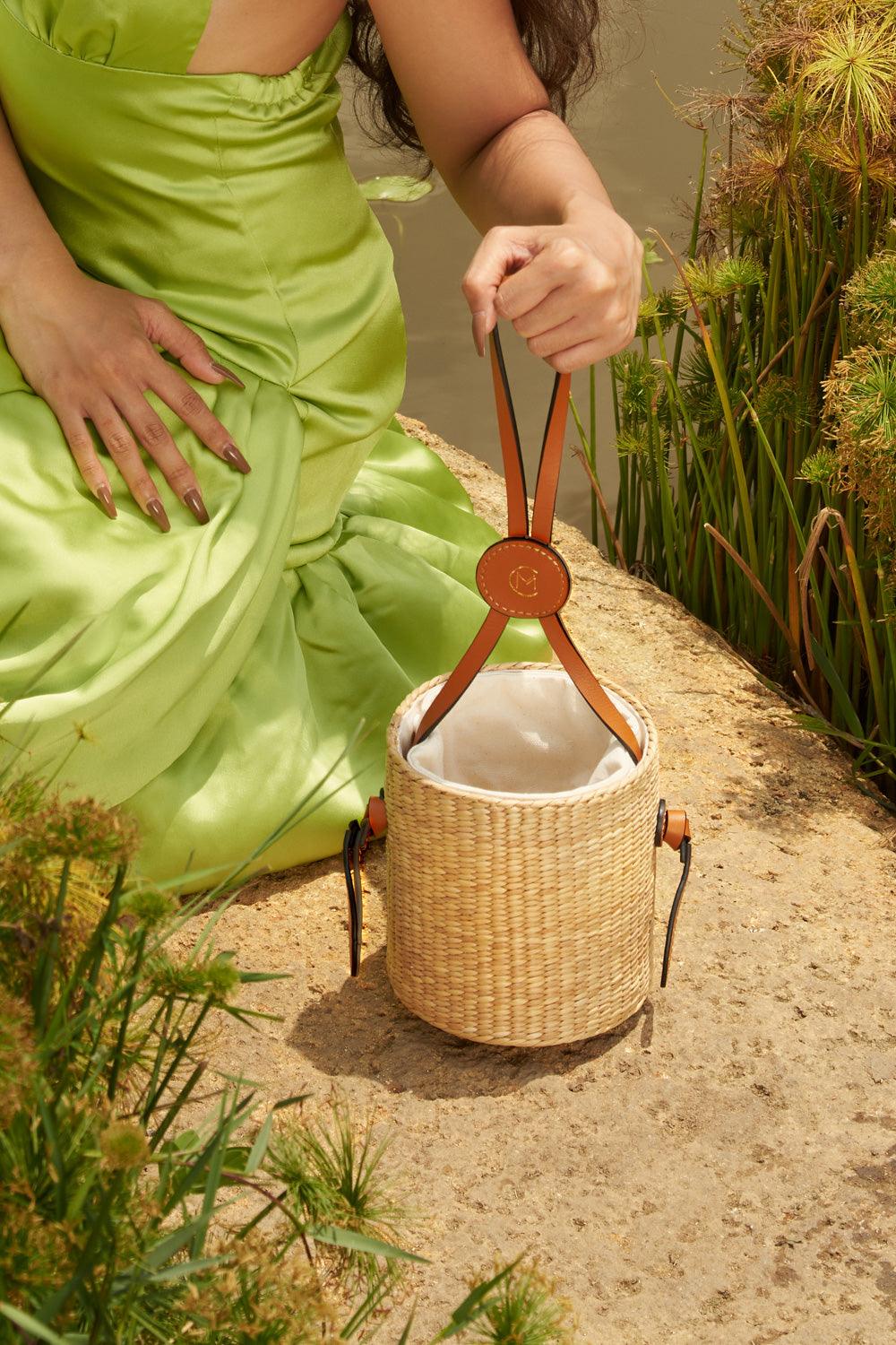 Lily Water Hyacinth Fiber Bag - MEAN BLVD