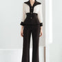 Lima Flared Polycotton Ankle Length Pants - MEAN BLVD
