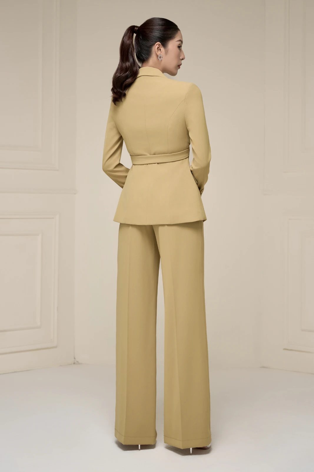Lime Draped Set - MEAN BLVD