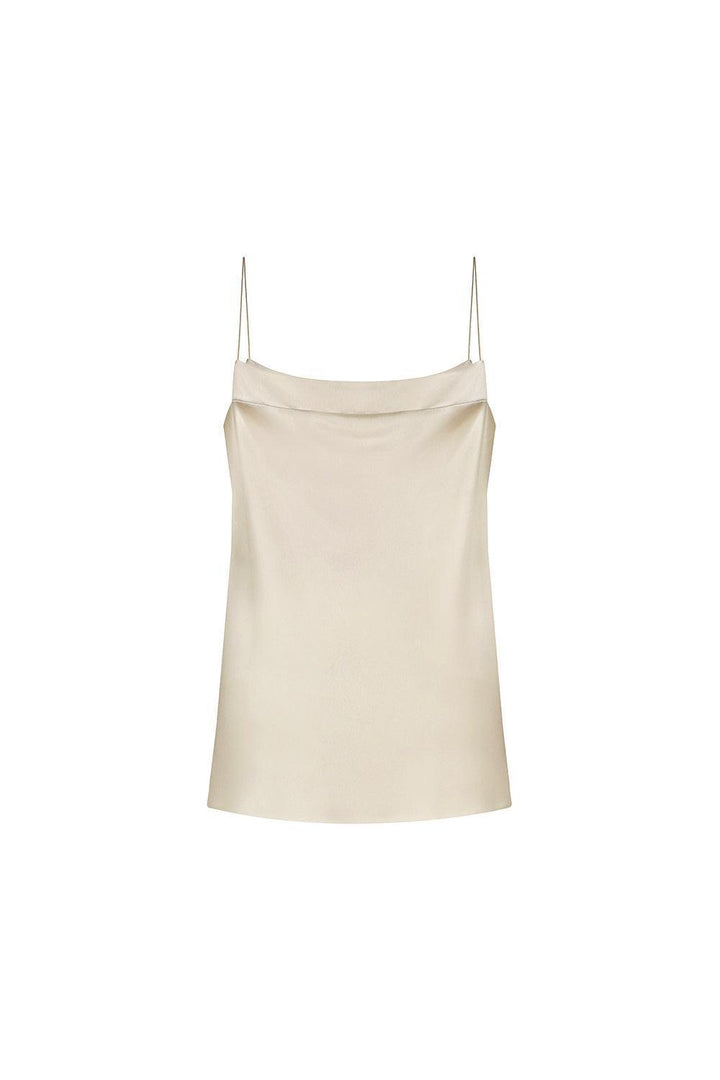 Lincoln Straight Sleeveless Satin Top - MEAN BLVD