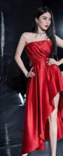 Lique Asymmetric Straight Across Neck Polyester Midi Dress - MEAN BLVD