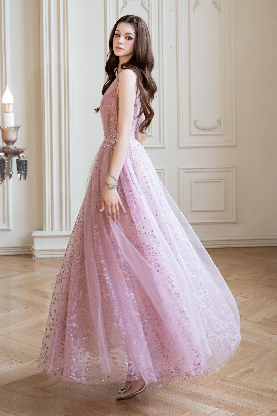 Lira V-Neck Maxi Dress - MEAN BLVD