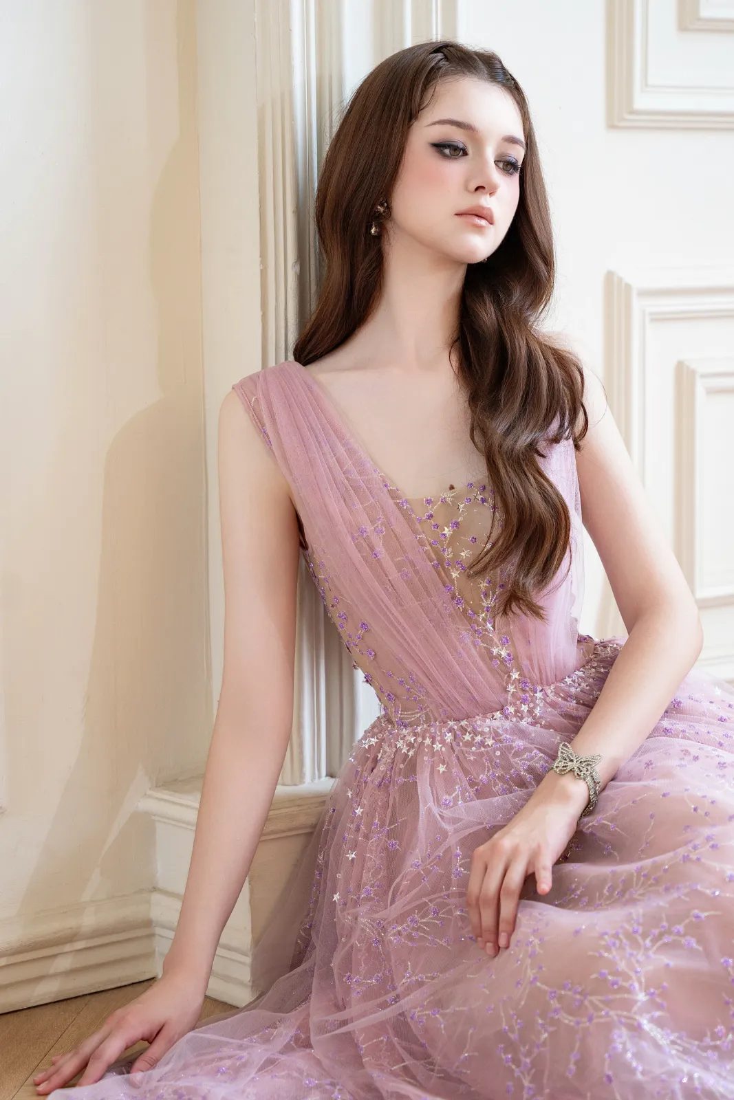 Lira V-Neck Maxi Dress - MEAN BLVD