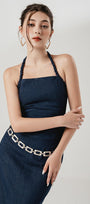 Lisa Halter Braided Denim Midi Set - MEAN BLVD