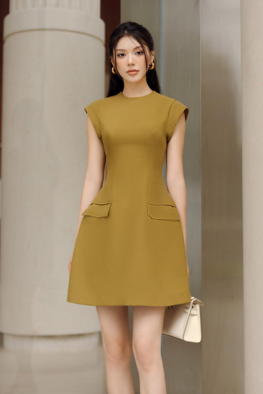 Little Princess A-line Round Neck Synthetic Mini Dress - MEAN BLVD