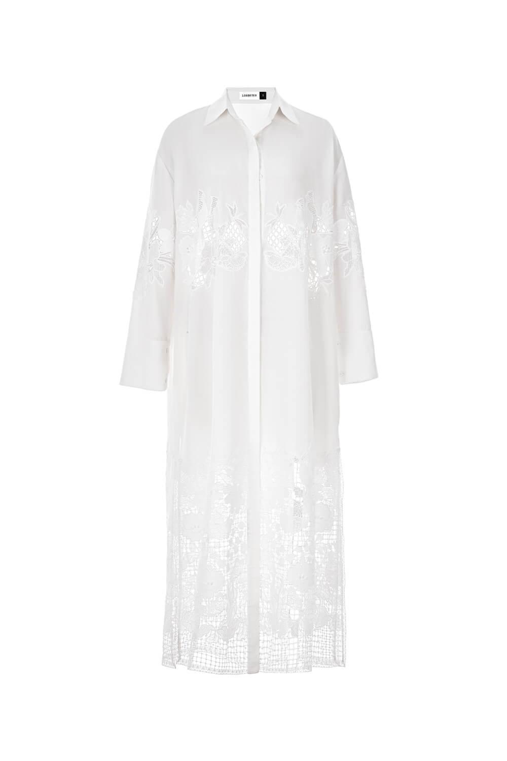 Lobbster Lace Shirt Dress - MEAN BLVD