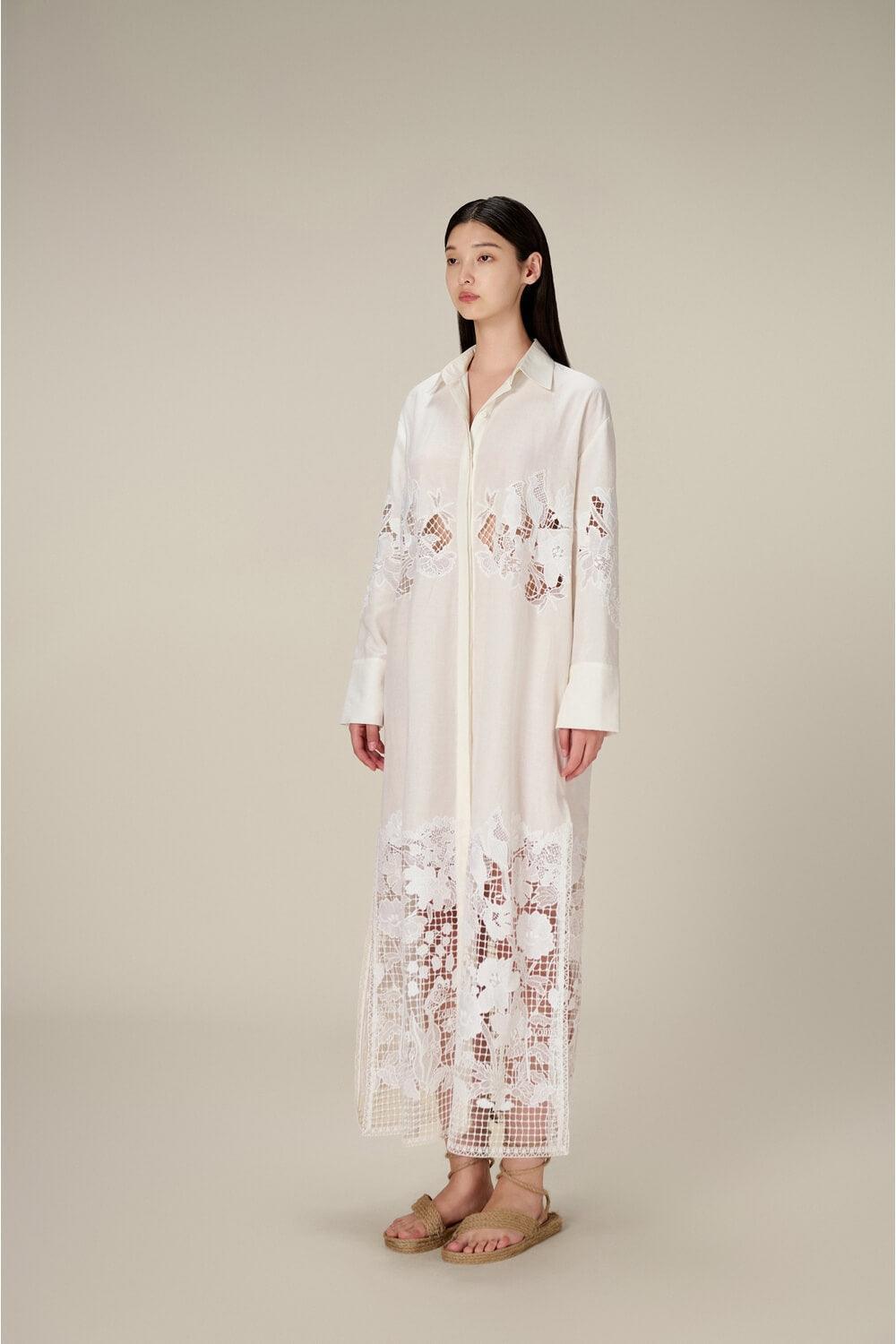 Lobbster Lace Shirt Dress - MEAN BLVD