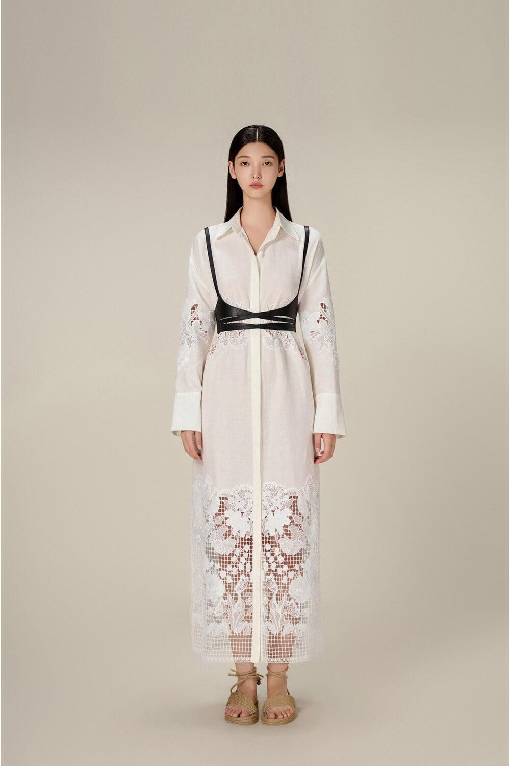 Lobbster Lace Shirt Dress - MEAN BLVD