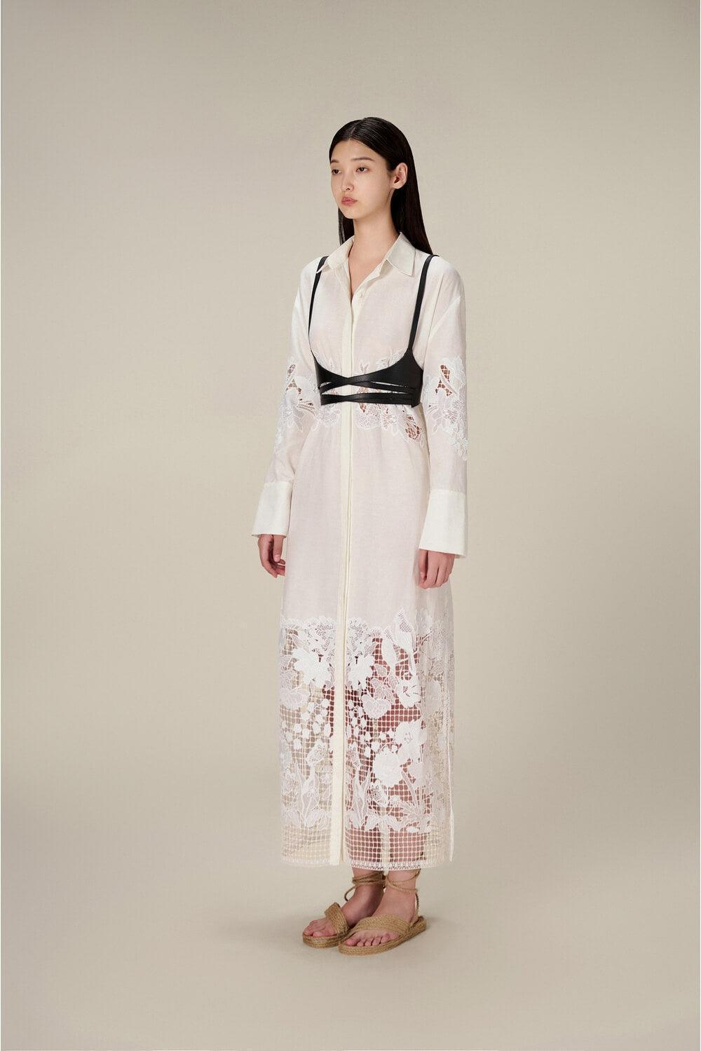 Lobbster Lace Shirt Dress - MEAN BLVD