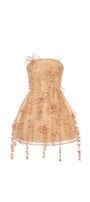 Loena Floral Applique Mini Dress - MEAN BLVD