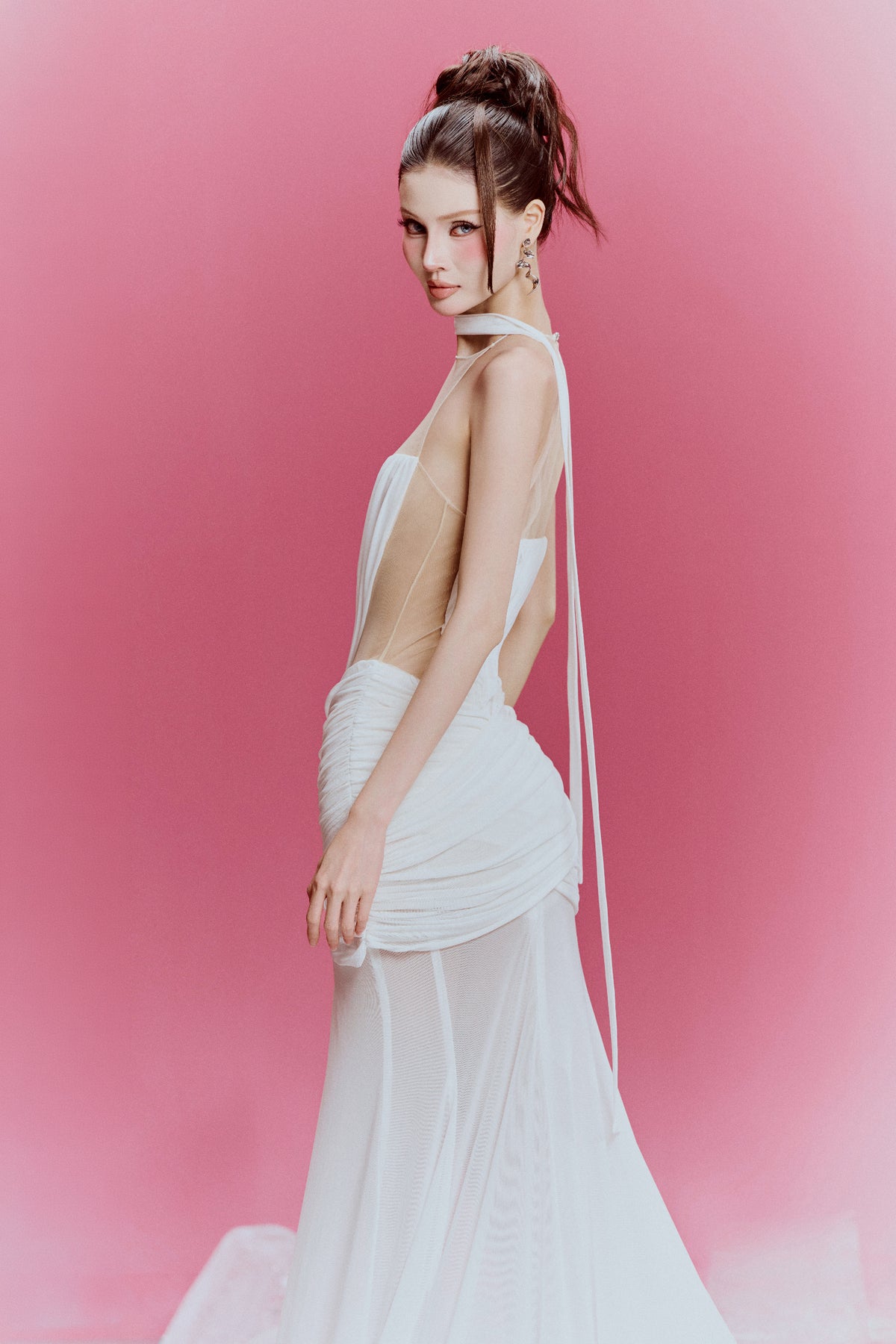 Glaciel Illusion Maxi Dress