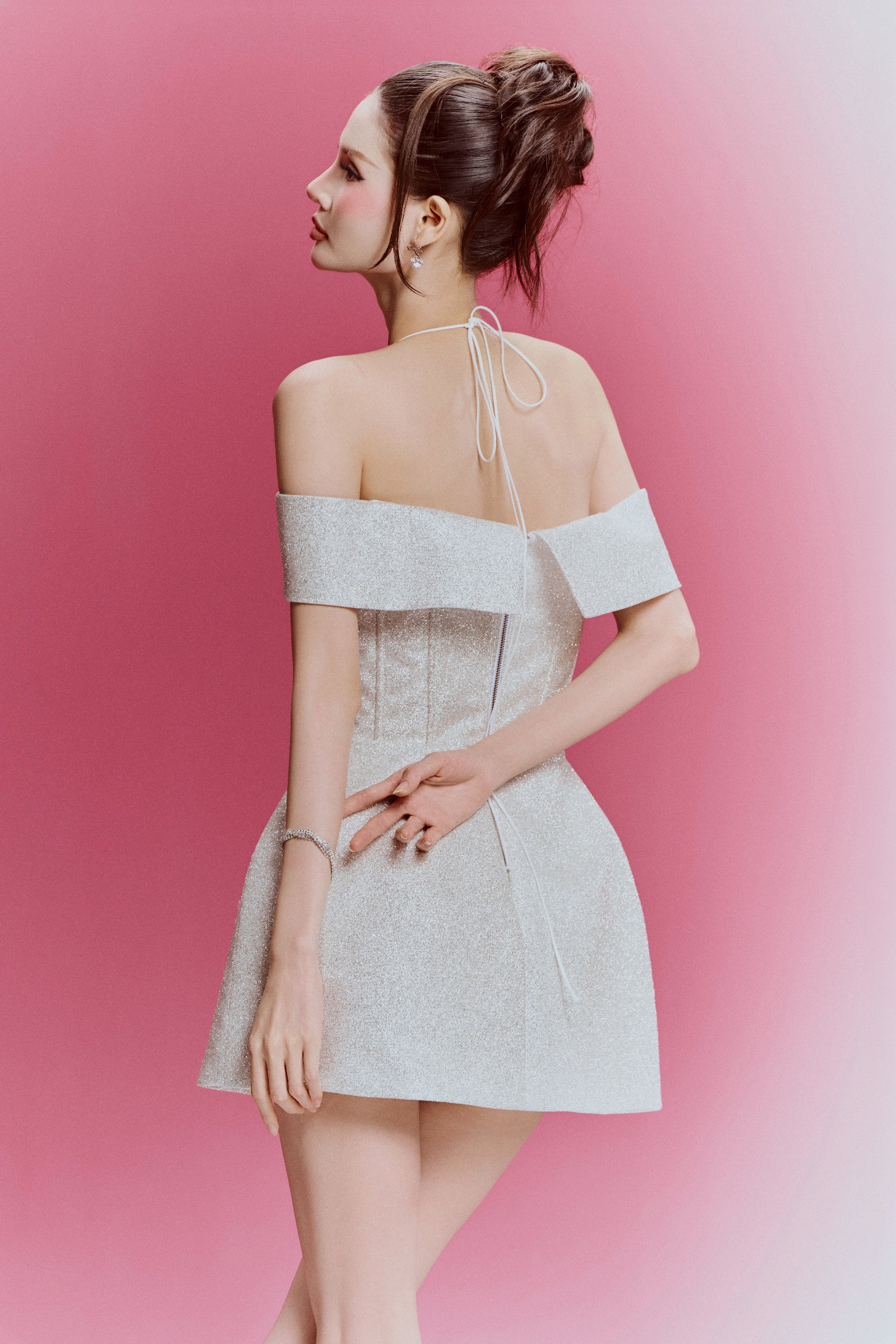 Mila Glitter Mini Dress
