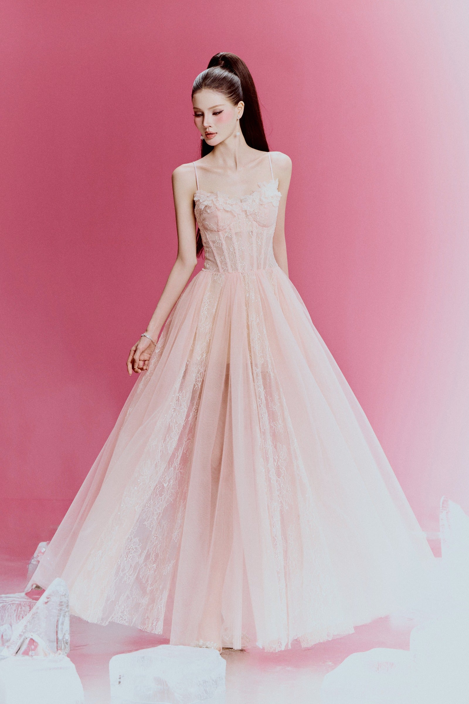 Avora Applique Maxi Dress
