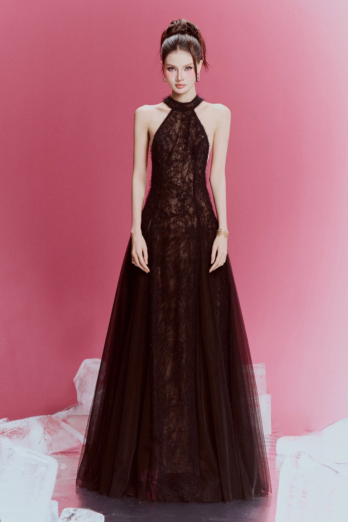 Enchanted Halter Maxi Dress