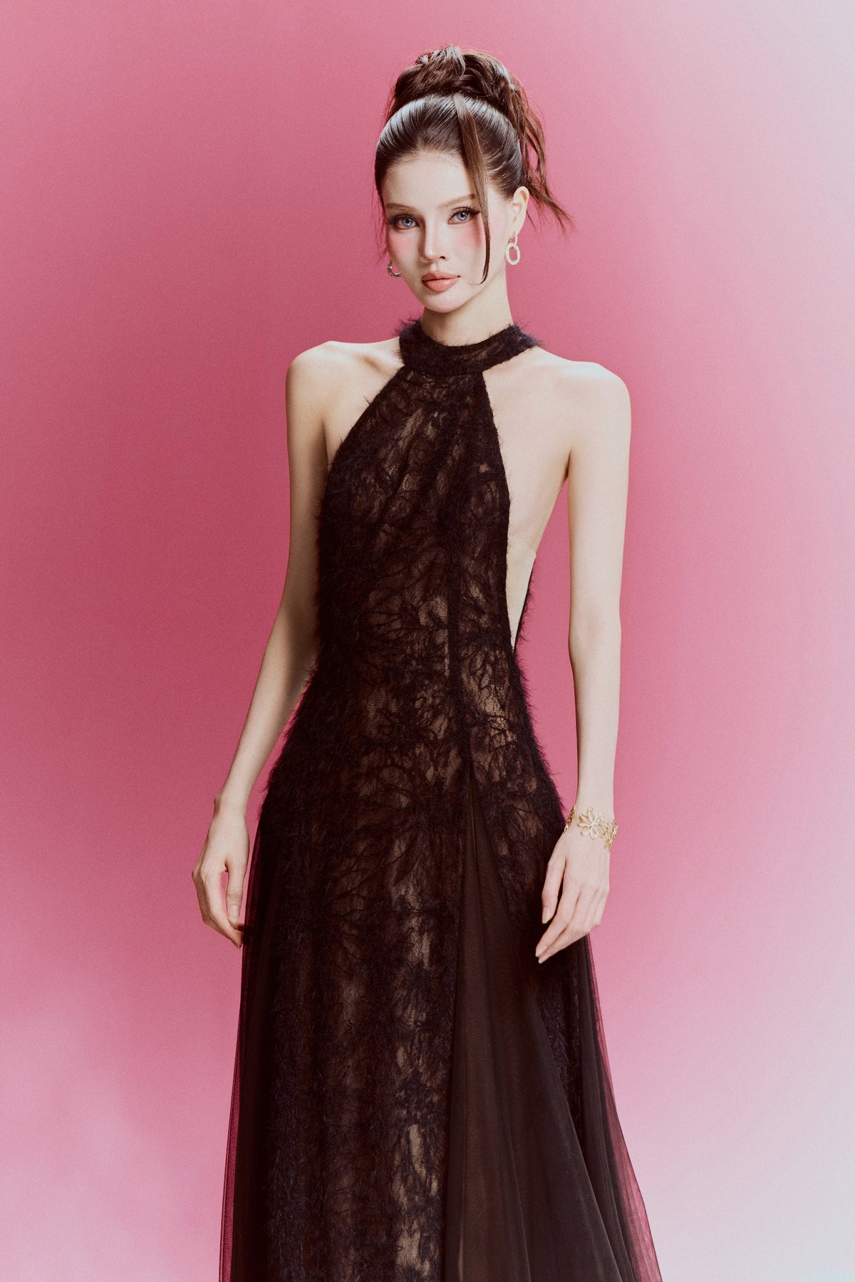 Enchanted Halter Maxi Dress