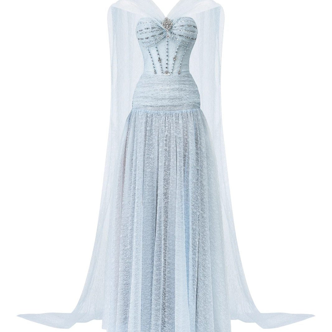 Loraine Sweetheart Neck Maxi Dress - MEAN BLVD
