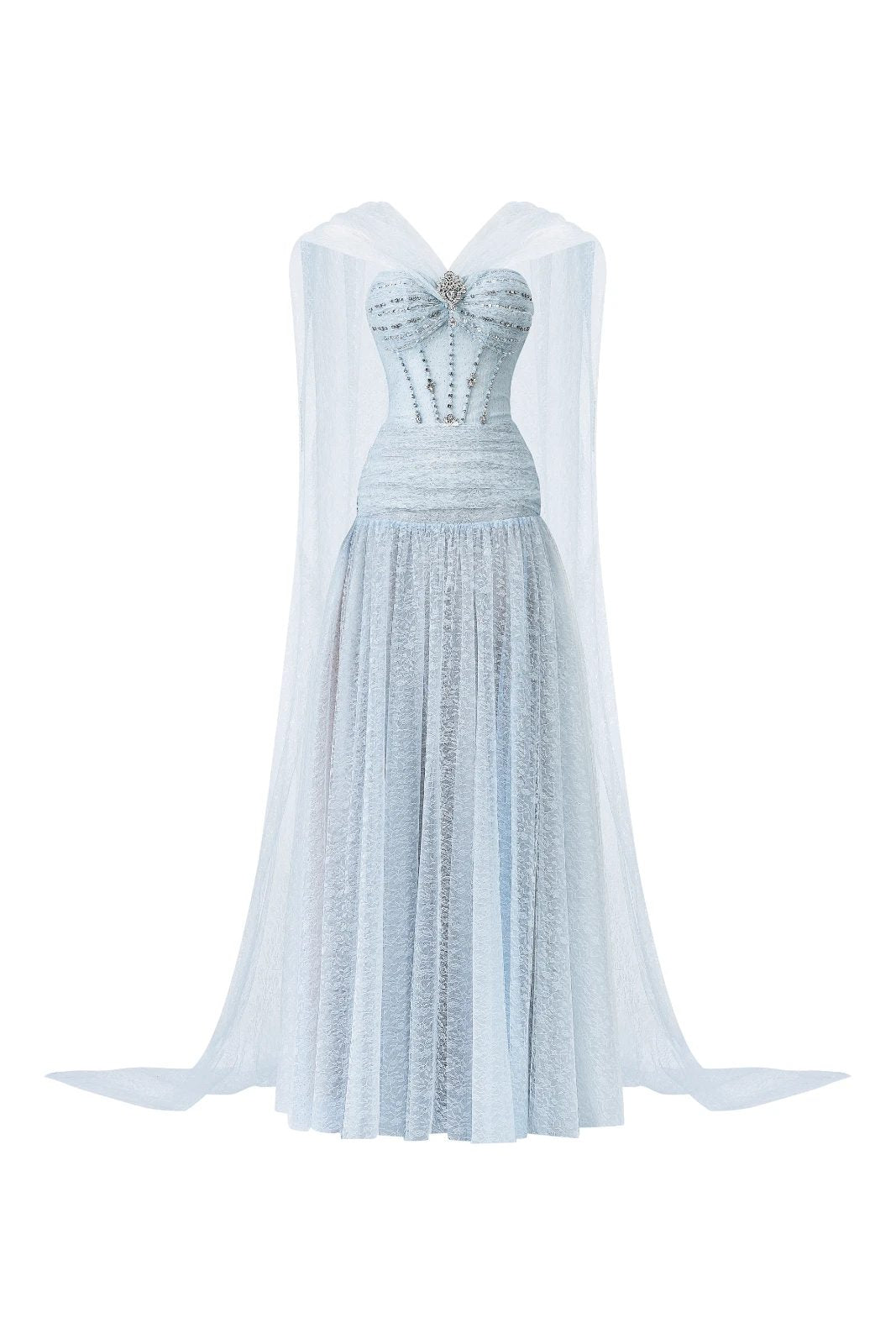 Loraine Sweetheart Neck Maxi Dress - MEAN BLVD