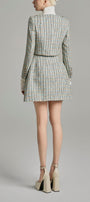 Loretta Cropped Button Tweed Jacket - MEAN BLVD