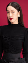 Lottie Bodycon Long Sleeved Rayon Top - MEAN BLVD