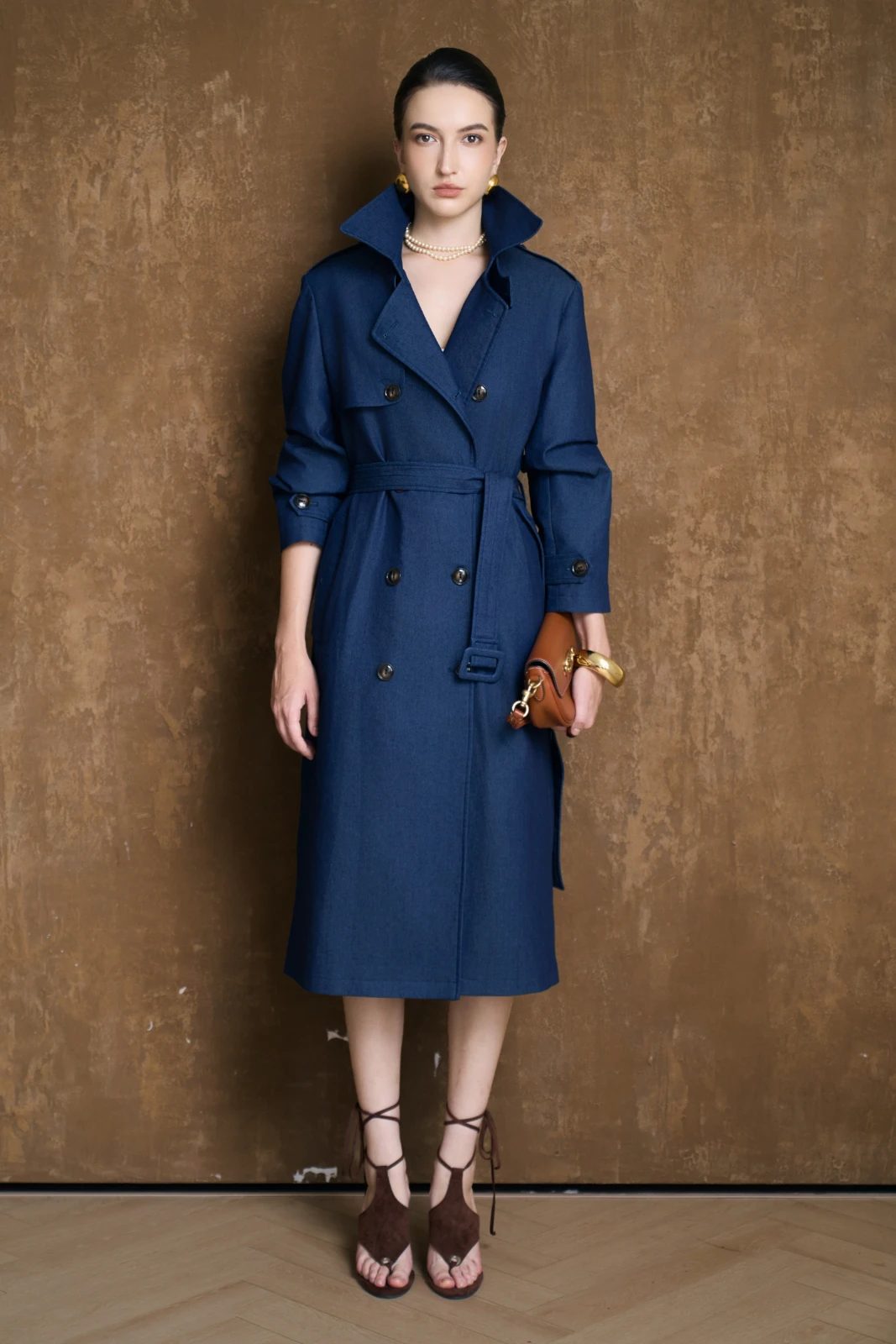 Luce Button Trench Coat - MEAN BLVD