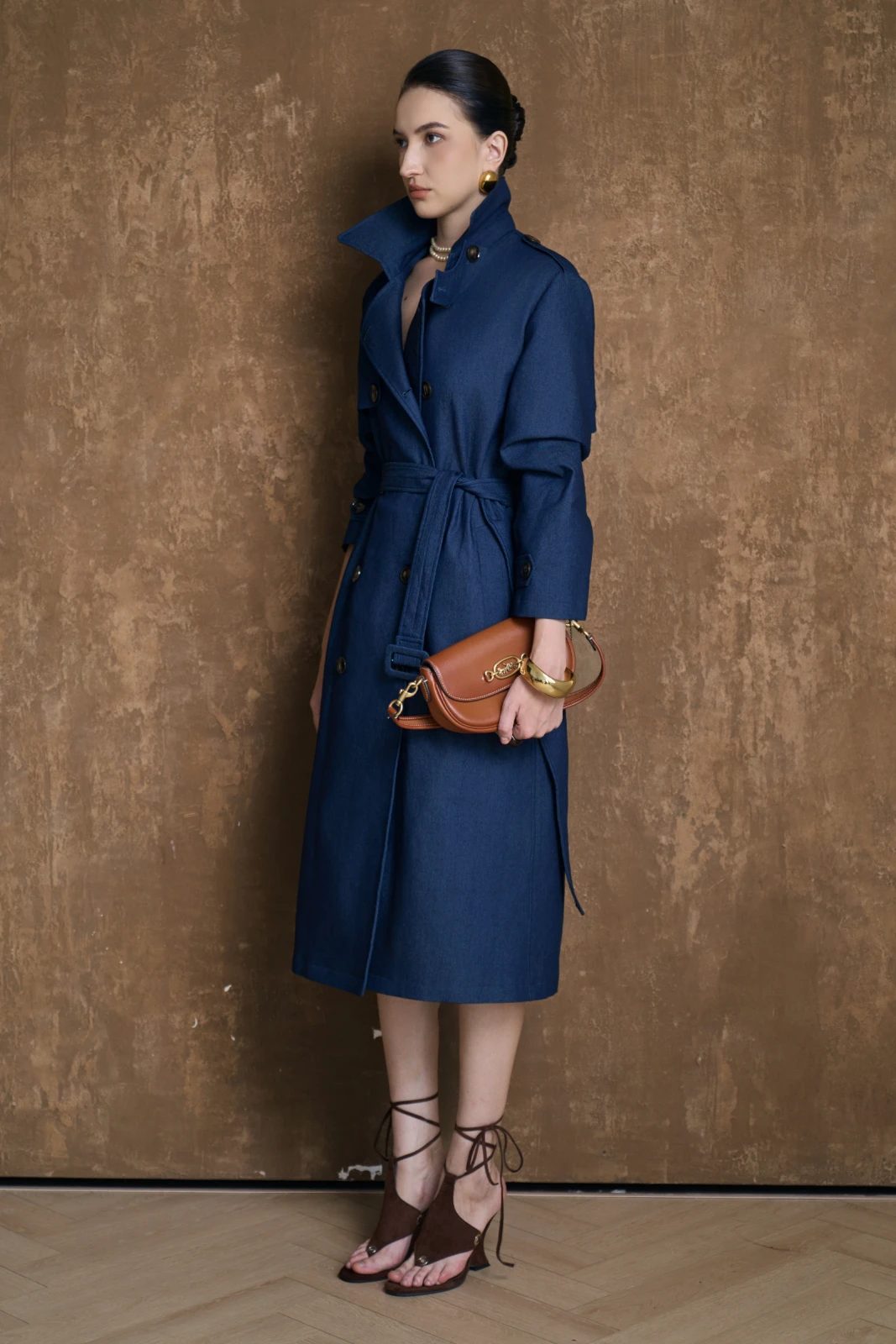 Luce Button Trench Coat - MEAN BLVD