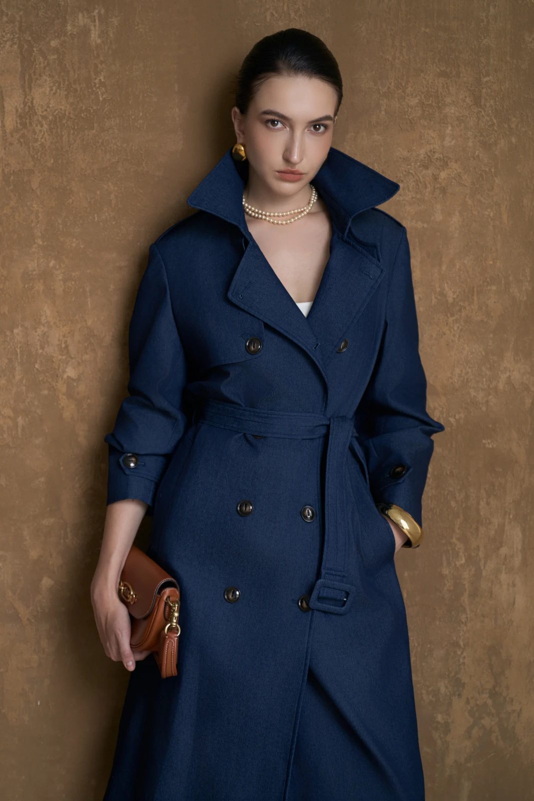 Luce Button Trench Coat - MEAN BLVD
