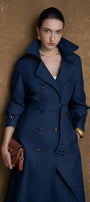 Luce Button Trench Coat - MEAN BLVD