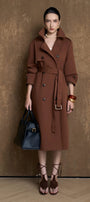 Luce Button Trench Coat - MEAN BLVD