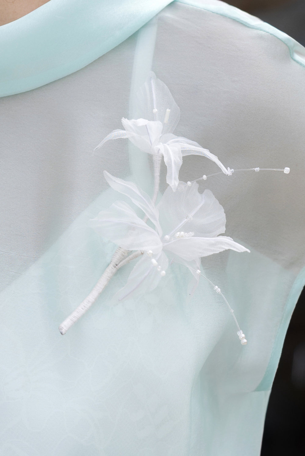 Luc Van Floral Brooch