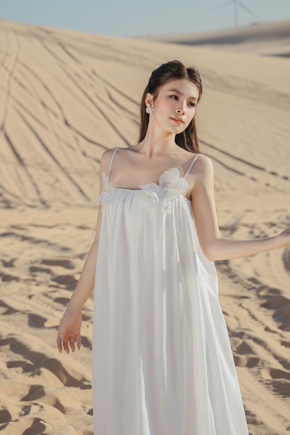 Ludi Cocoon Spaghetti Strap Kate High-low Dress - MEAN BLVD