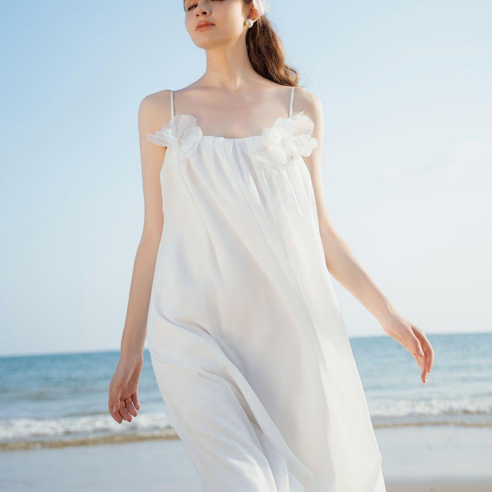 Ludi Cocoon Spaghetti Strap Kate High-low Dress - MEAN BLVD