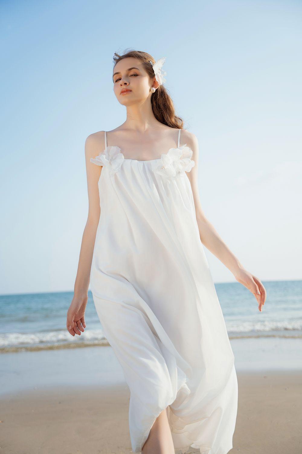 Ludi Cocoon Spaghetti Strap Kate High-low Dress - MEAN BLVD