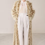 Luffi Overcoat Long Sleeved Faux Fur Ankle Length Trench Coat - MEAN BLVD