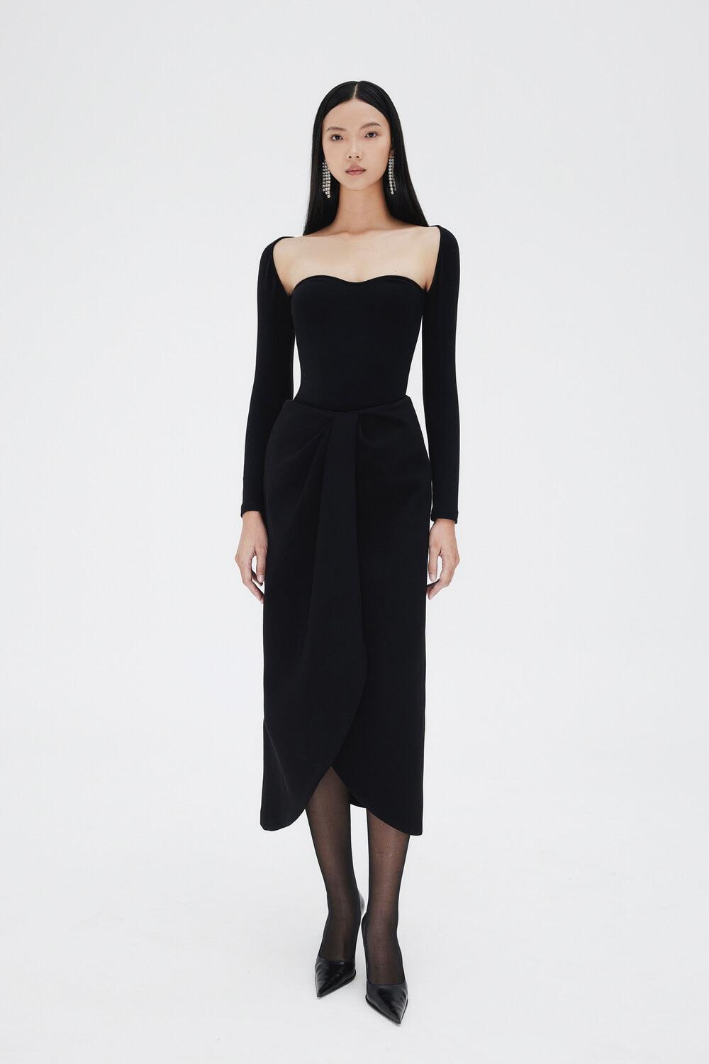 Luina Asymmetric Skirt - MEAN BLVD