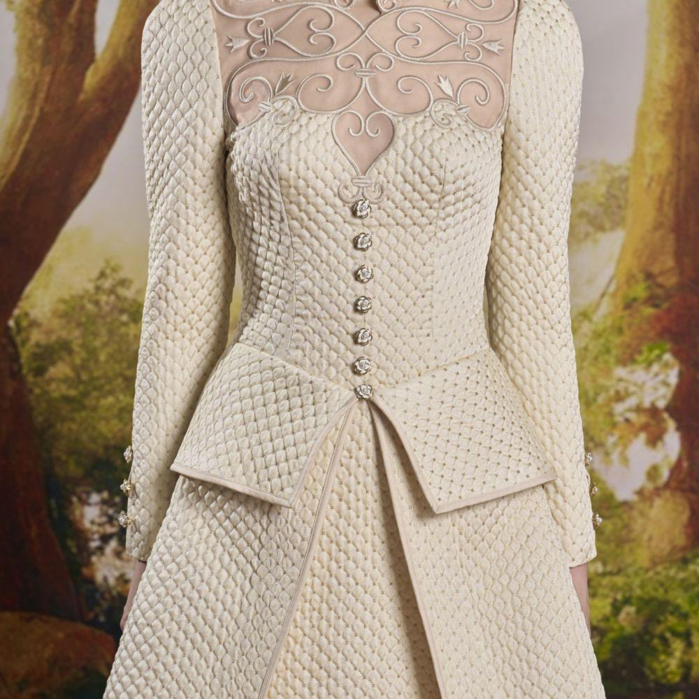 Luisa A-line Long Sleeved Tweed Mini Dress - MEAN BLVD
