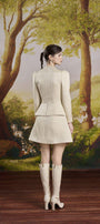 Luisa A-line Long Sleeved Tweed Mini Dress - MEAN BLVD