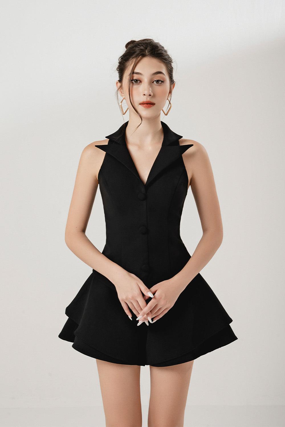 Women's Luna Fit and Flare Layered Velvet Burlap Mini Shorts S/M/L/Customize Black MEAN BLVD Women's Luna Fit and Flare Layered Velvet Burlap Mini Shorts S/M/L/Customize Black MEAN BLVD