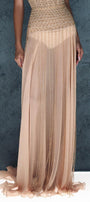 Lunairea Strapless Stone Chiffon Floor Length Dress - MEAN BLVD