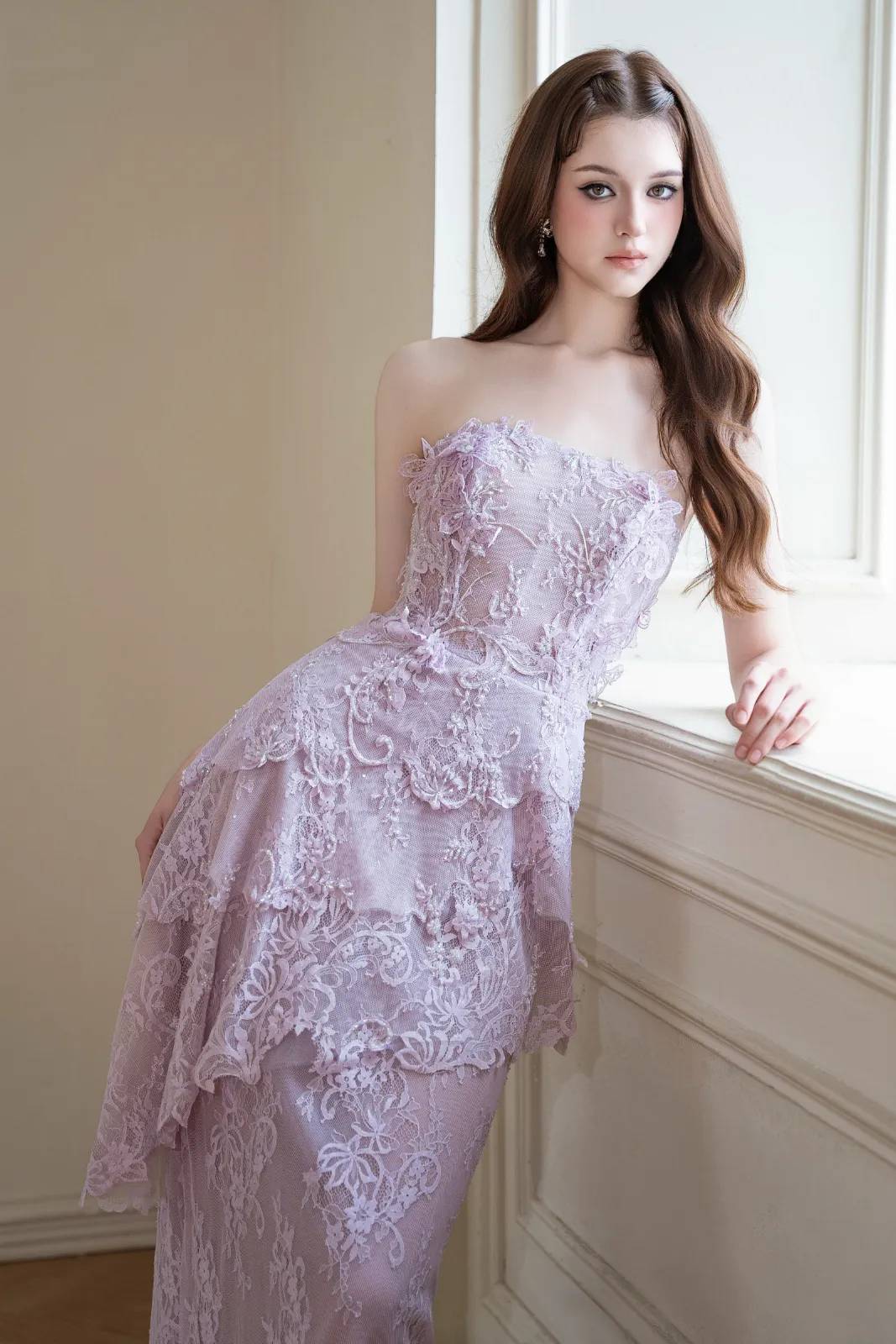 Lune Applique Maxi Dress - MEAN BLVD
