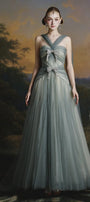 Lunelle Rhinestone Bow Gown - MEAN BLVD
