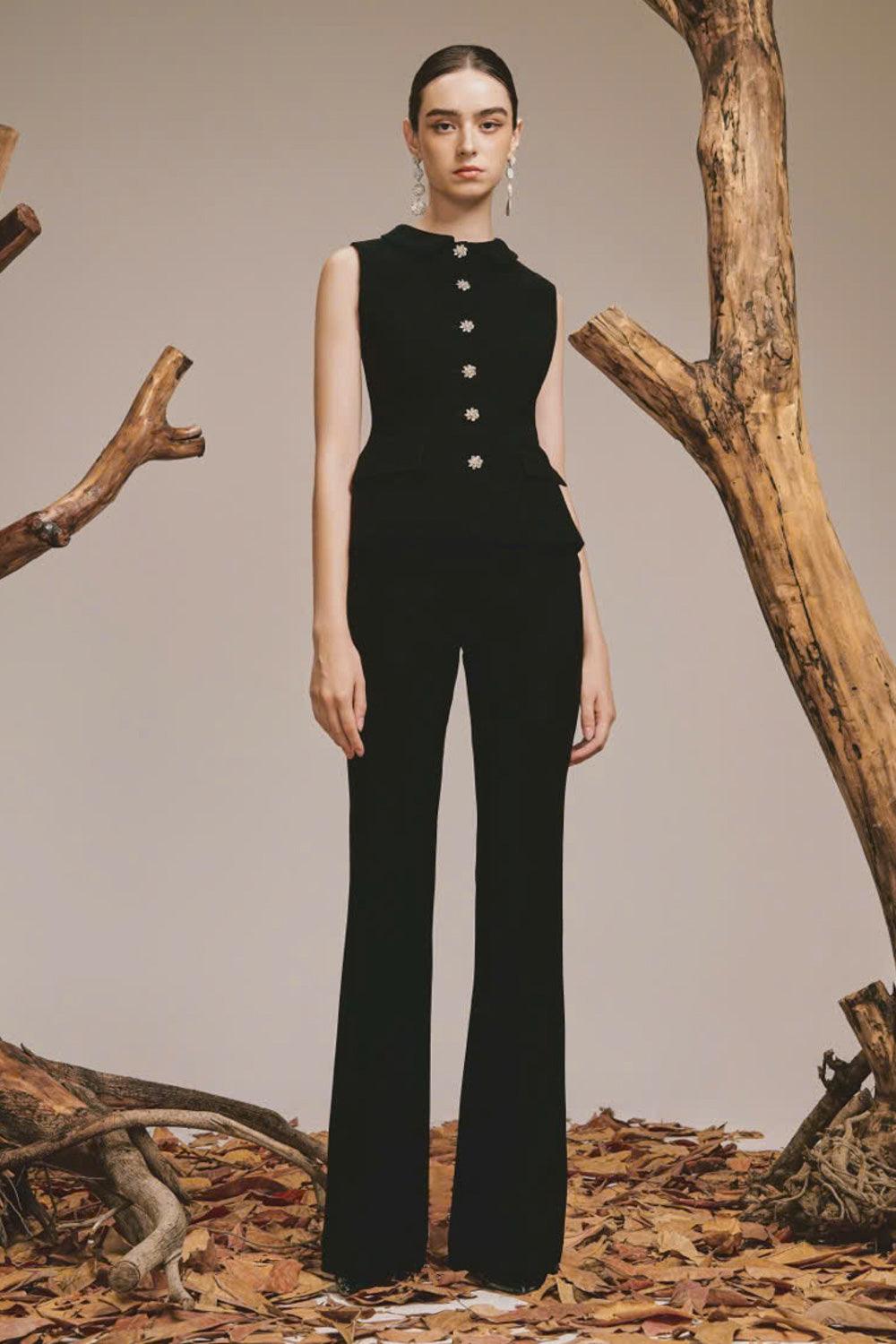 【お値下げ中】Acka. peplum tweed vest peplum tweed vest – Acka online store