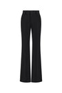 Luxe Straight Side Pocket Poly Silk Floor Length Pants - MEAN BLVD
