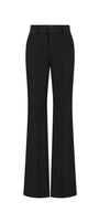 Luxe Straight Side Pocket Poly Silk Floor Length Pants - MEAN BLVD