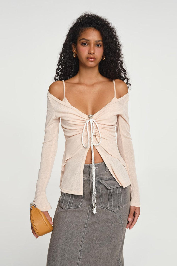 Lychee Ruched Bust Top - MEAN BLVD