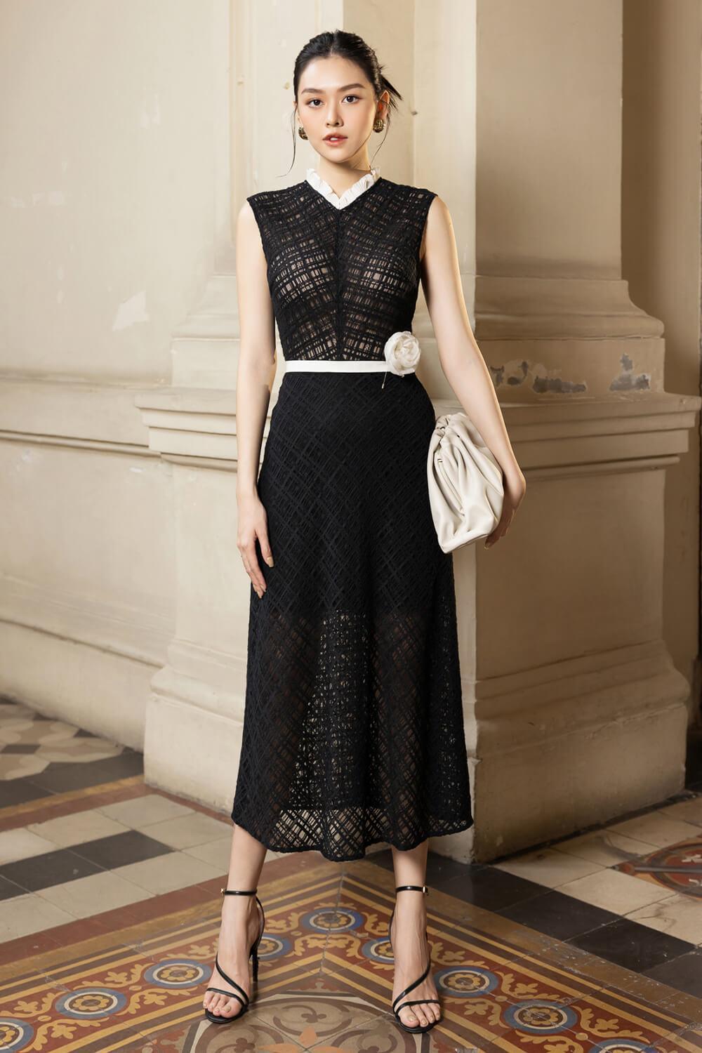 Lydia Floral Linen Brooch - MEAN BLVD