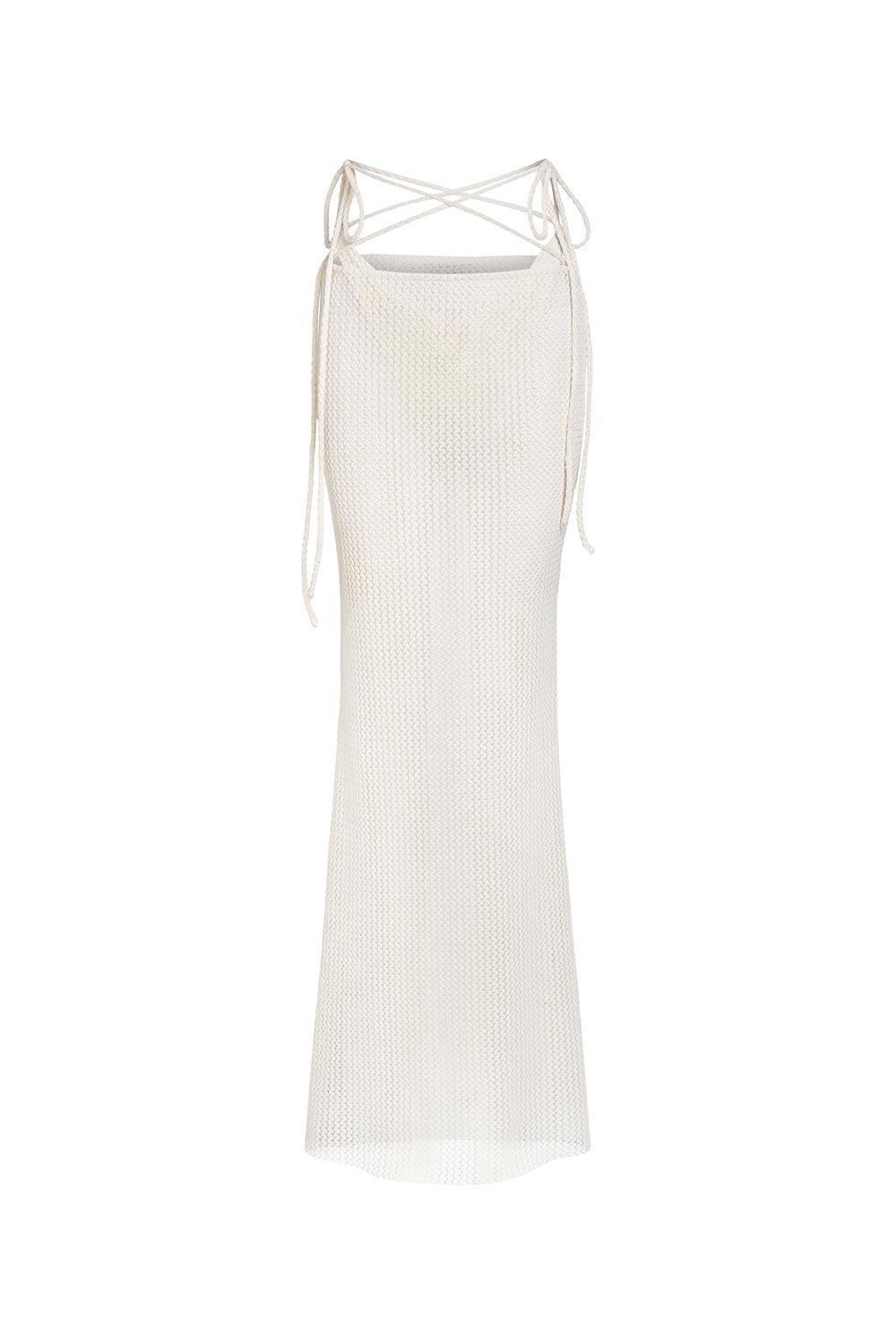 Madisyn Straight See-Through Woolen Floor Length Skirt - MEAN BLVD