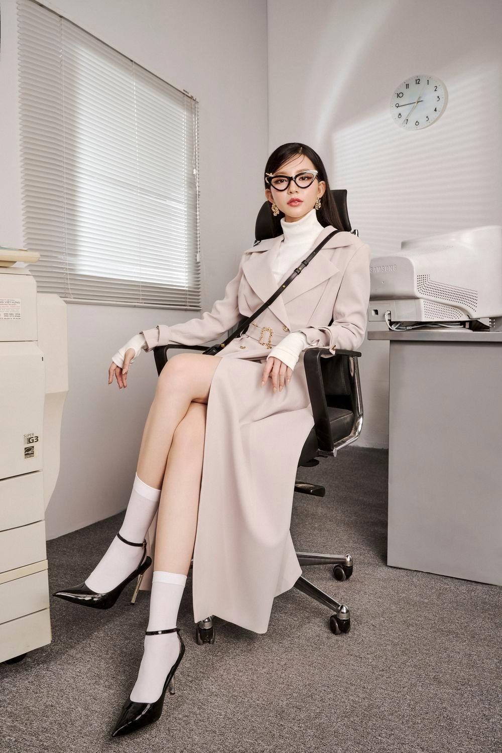 Madon Straight Notch Lapel Polyester Trench Coat - MEAN BLVD