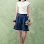 Magnolia Straight Side Pocket Denim Above The Knee Culottes - MEAN BLVD