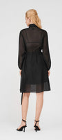 Maisie A-line See-Through Organza Midi Dress - MEAN BLVD