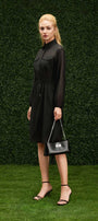 Maisie A-line See-Through Organza Midi Dress - MEAN BLVD